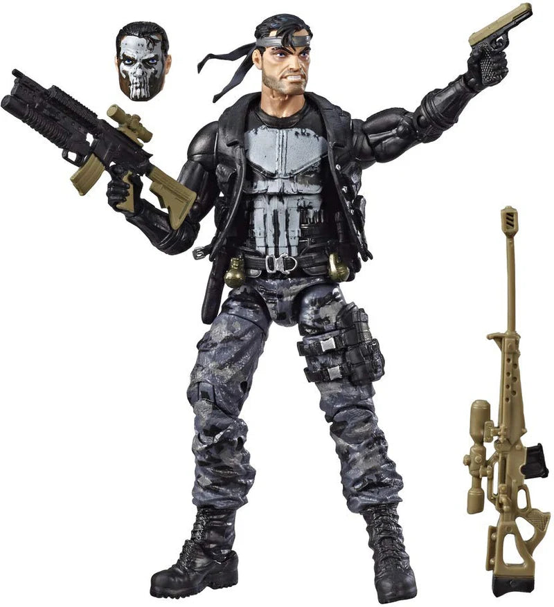 Marvel Legends Infinite 6 Inch Action Figure 80 Year Anniversary - The Punisher Exclusive (package box is not mint)