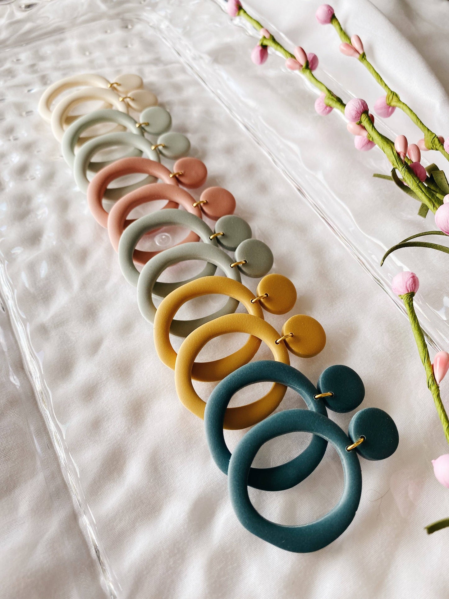 Sageclayco - Ivy - Polymer Clay Earrings