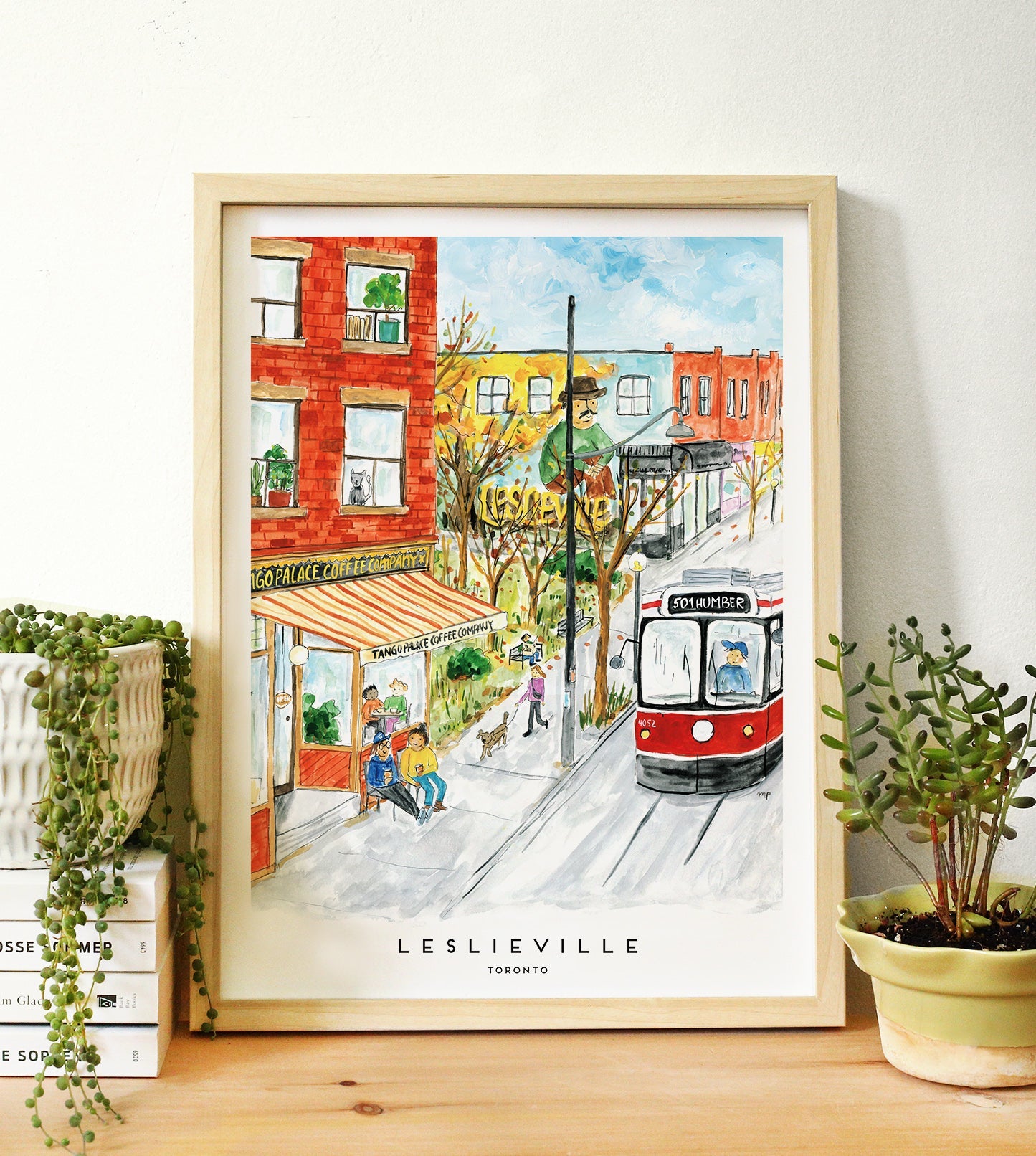 Toronto Leslieville Art Print - 2 sizes