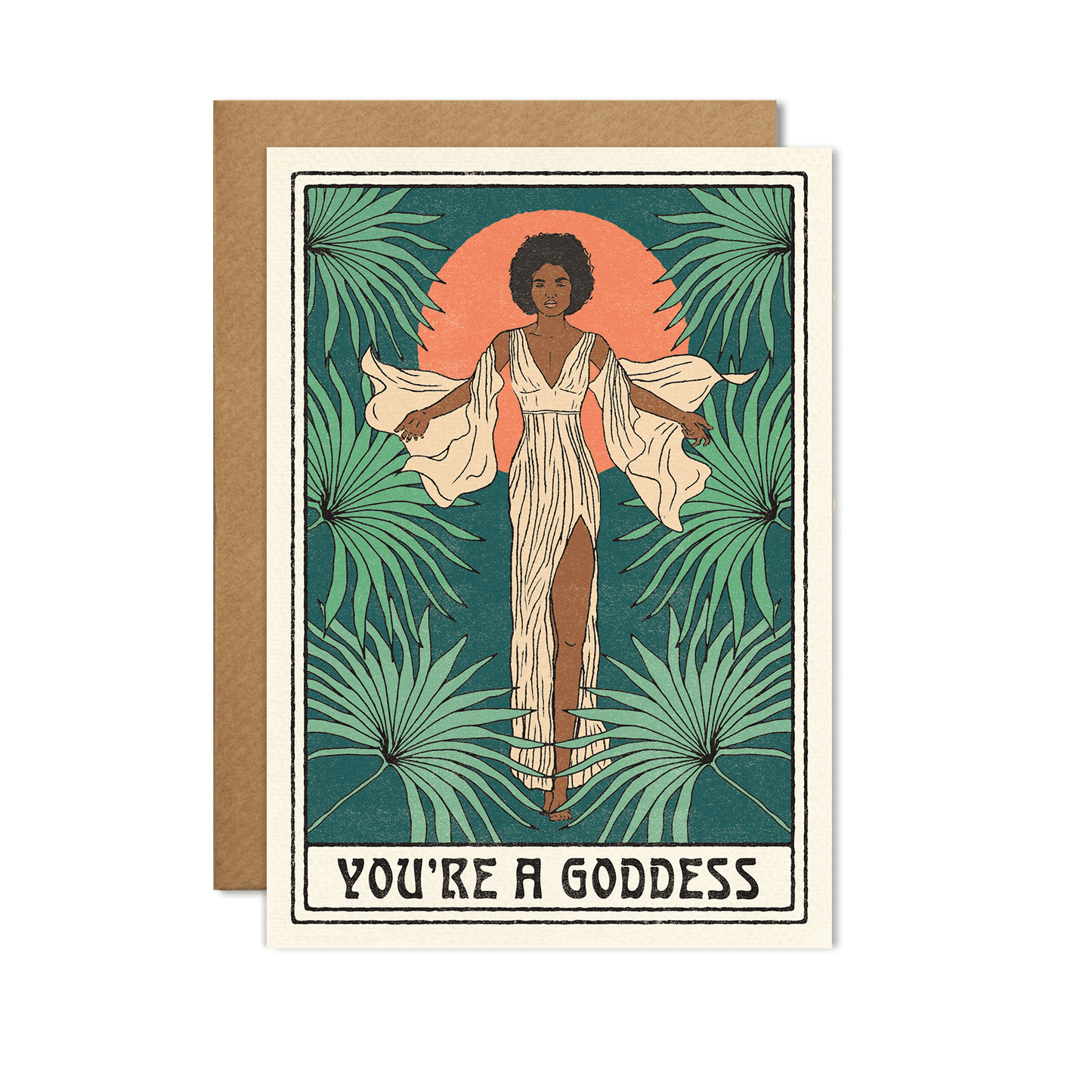 You're a Goddess Card - cai & jo