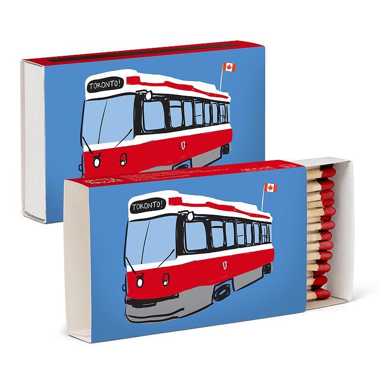 Toronto Streetcar Matches. 45 Sticks