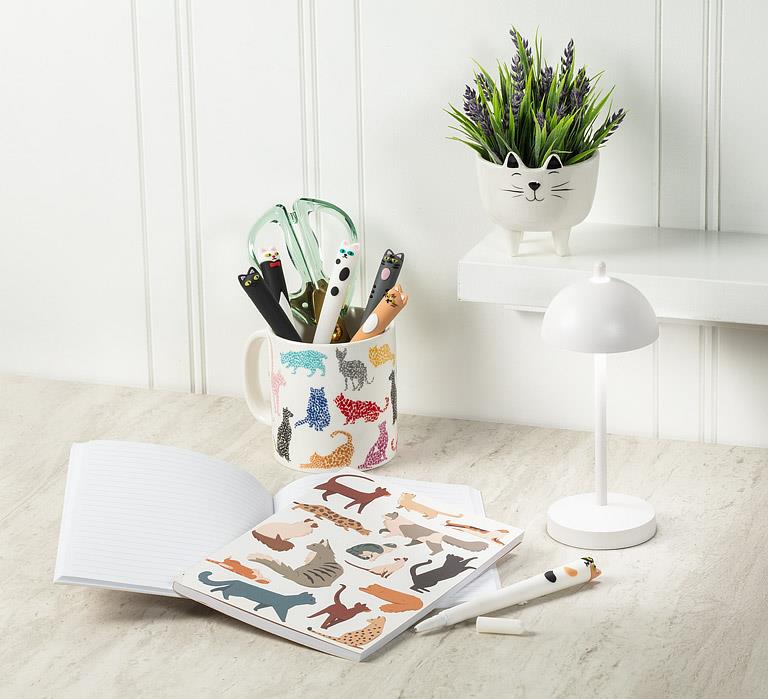 Multi Cats Lined Notebook