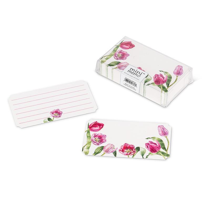 Tulips Mini Note Cards. 50 Pieces