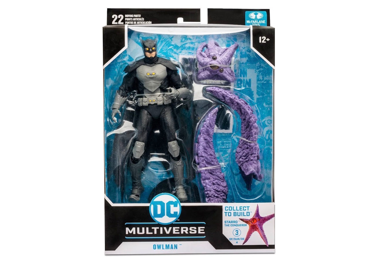 McFarlane Toys DC Multiverse Owlman Crime Syndicate 7-inch Action Figure with Build-A Starro Piece