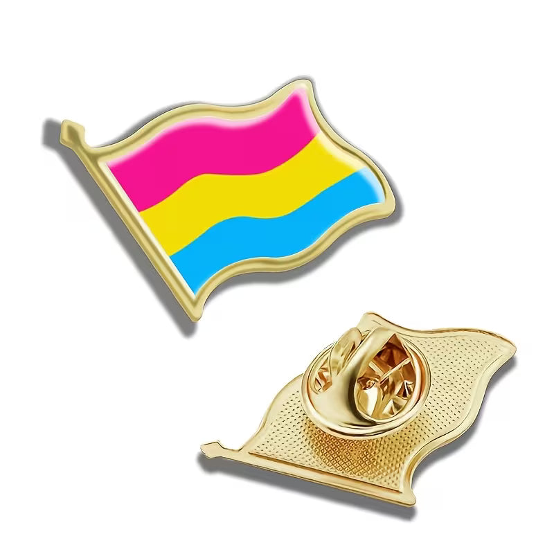Pride flag pin - Pan Sexual flag