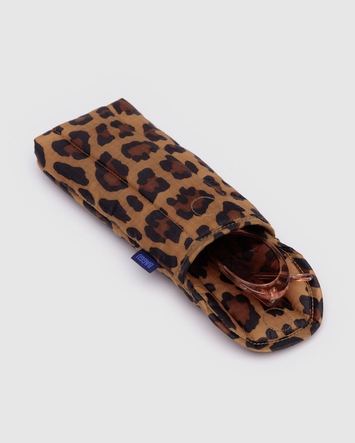 Baggu - Puffy Glasses Sleeve - Leopard