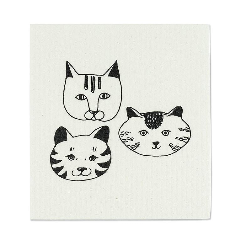 Simple Cat Faces Dishcloths