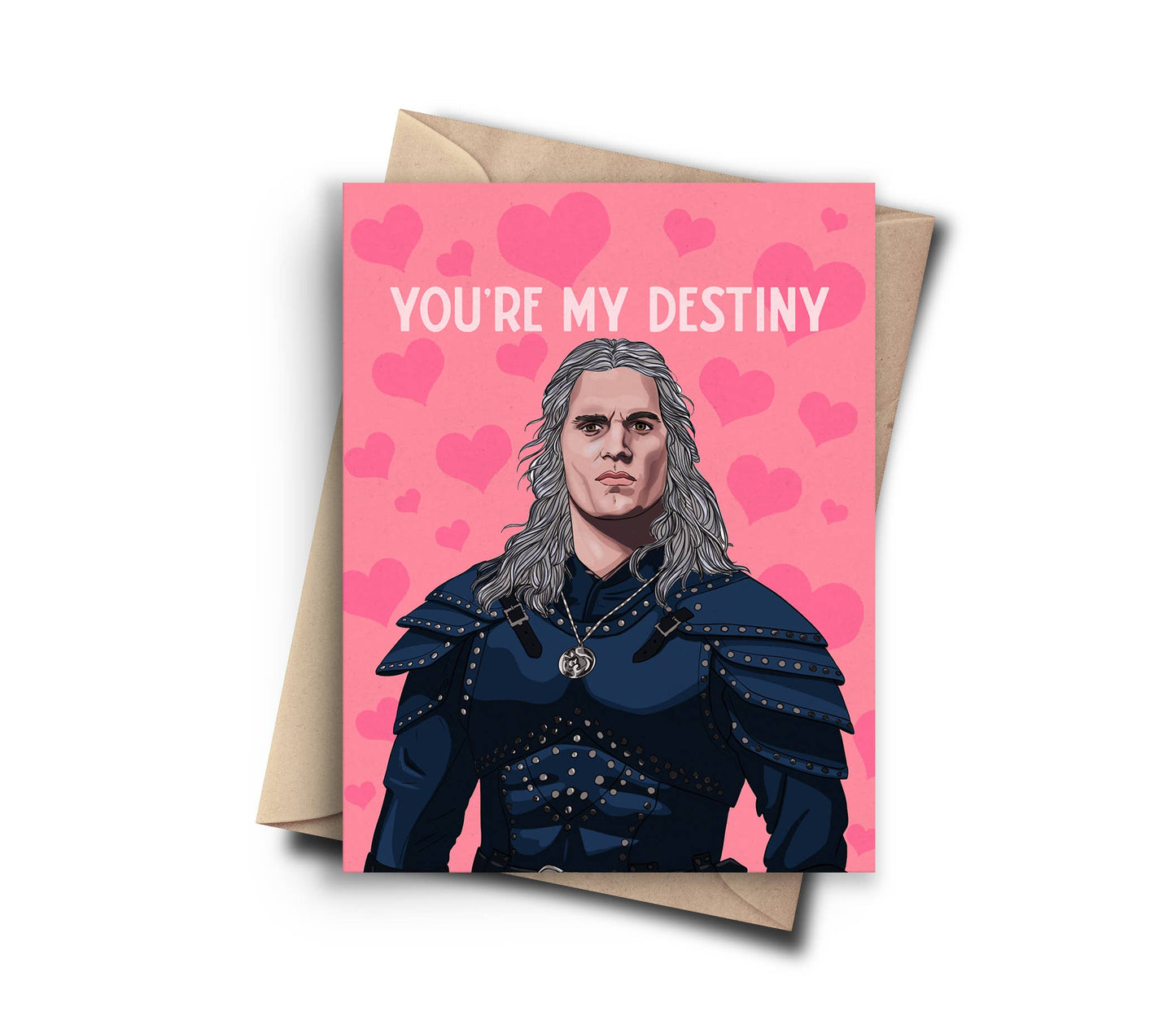 The Witcher Valentine Card - Funny Pop Culture Anniversary