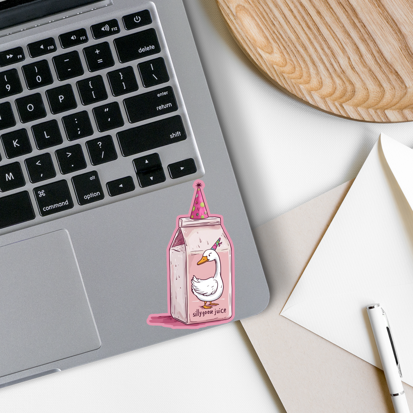 Silly Goose Juice | Funny | Waterproof Sticker | 3"