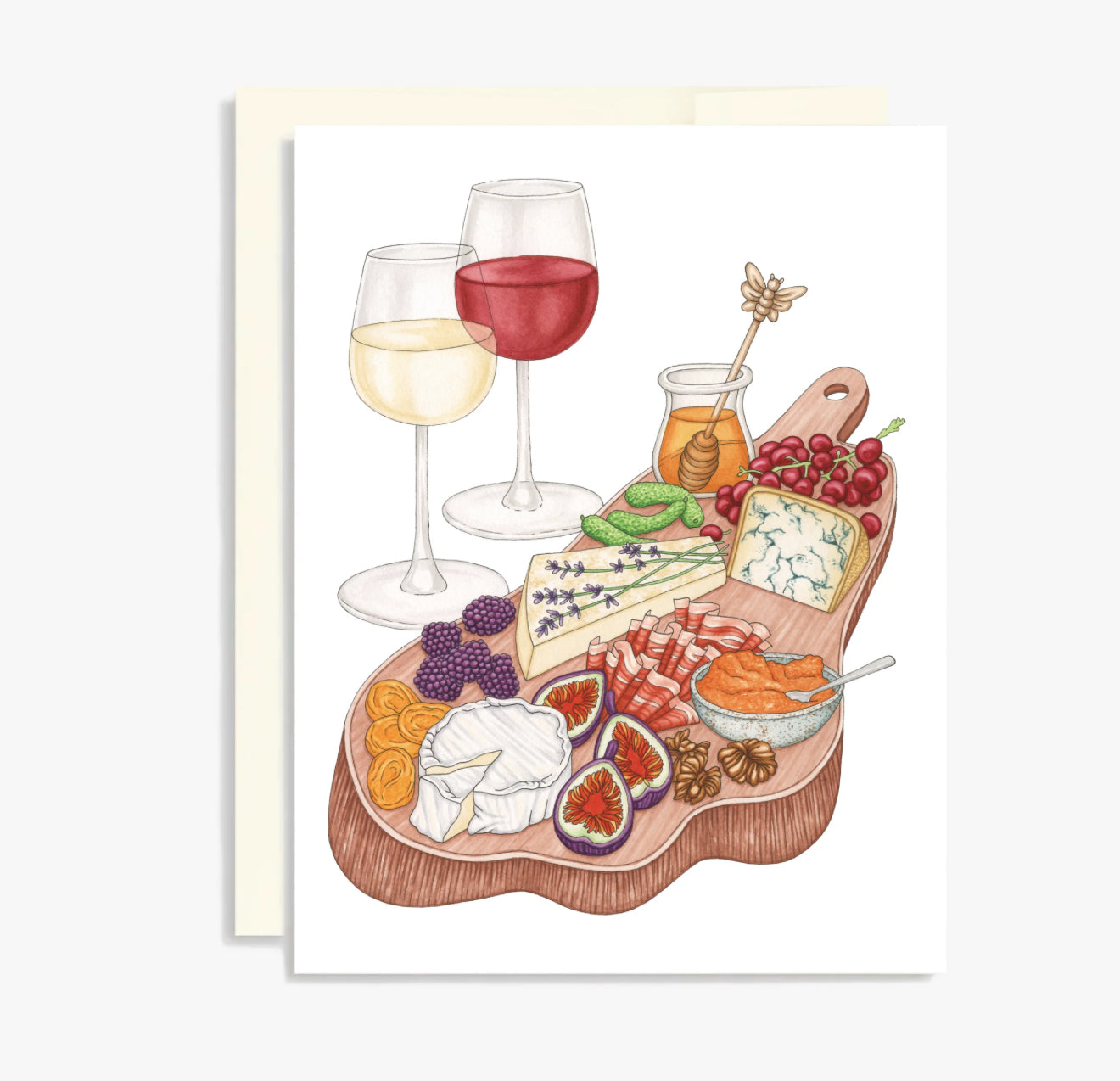 Charcuterie board greeting card