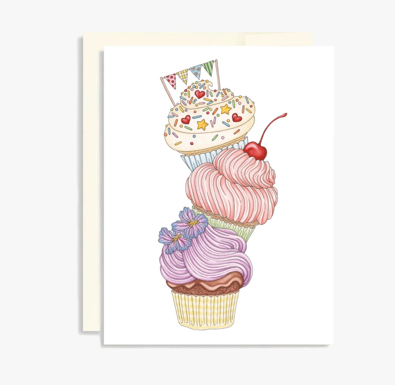 Cupcakes greeting card