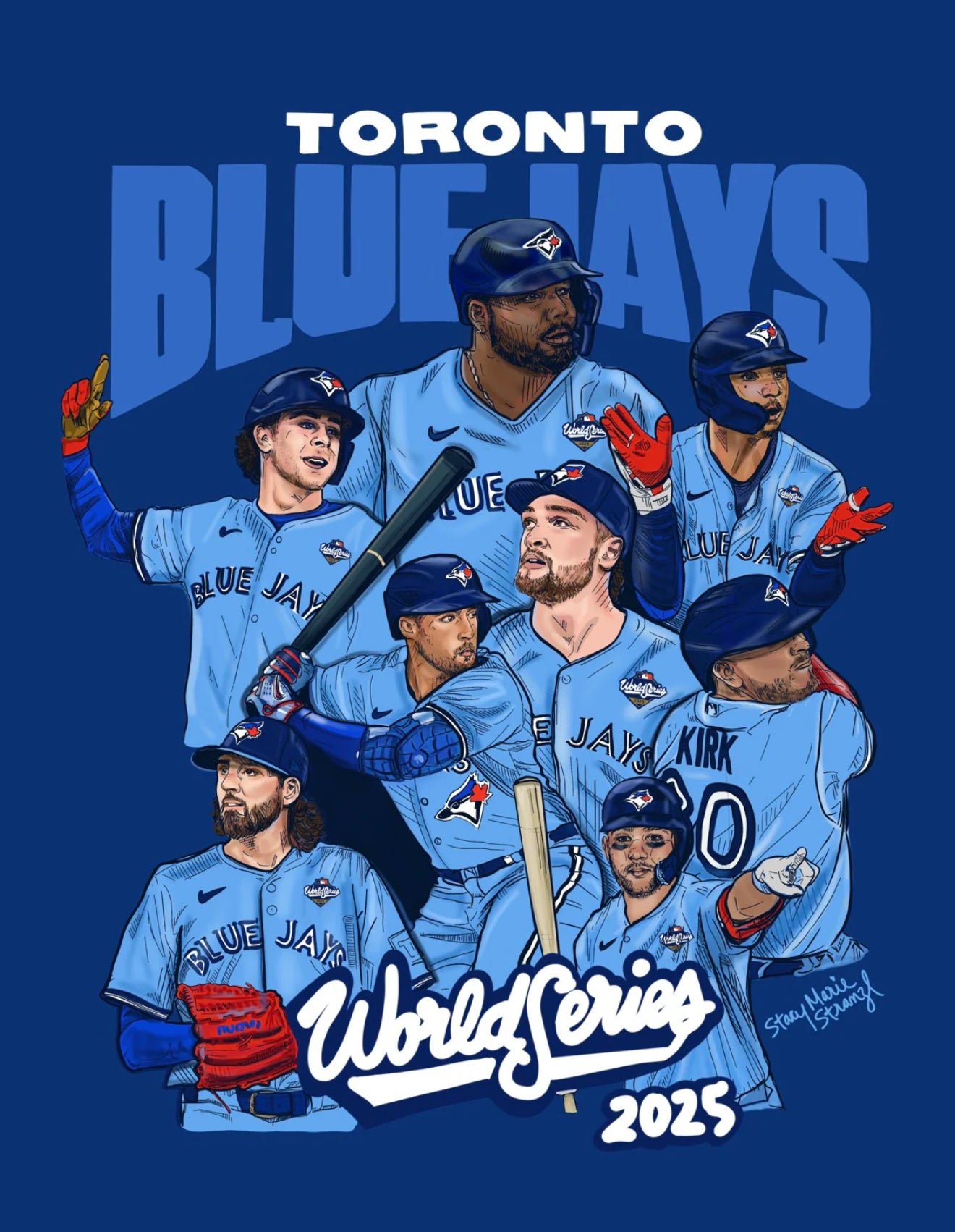 Bluejays ‘25 World Series art print