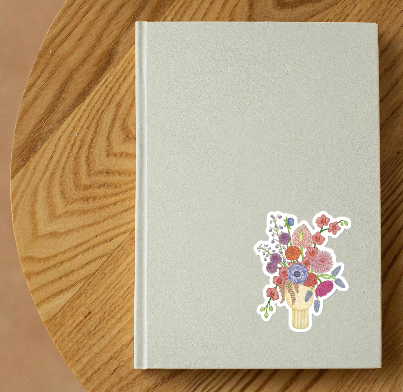 Modern bouqet sticker