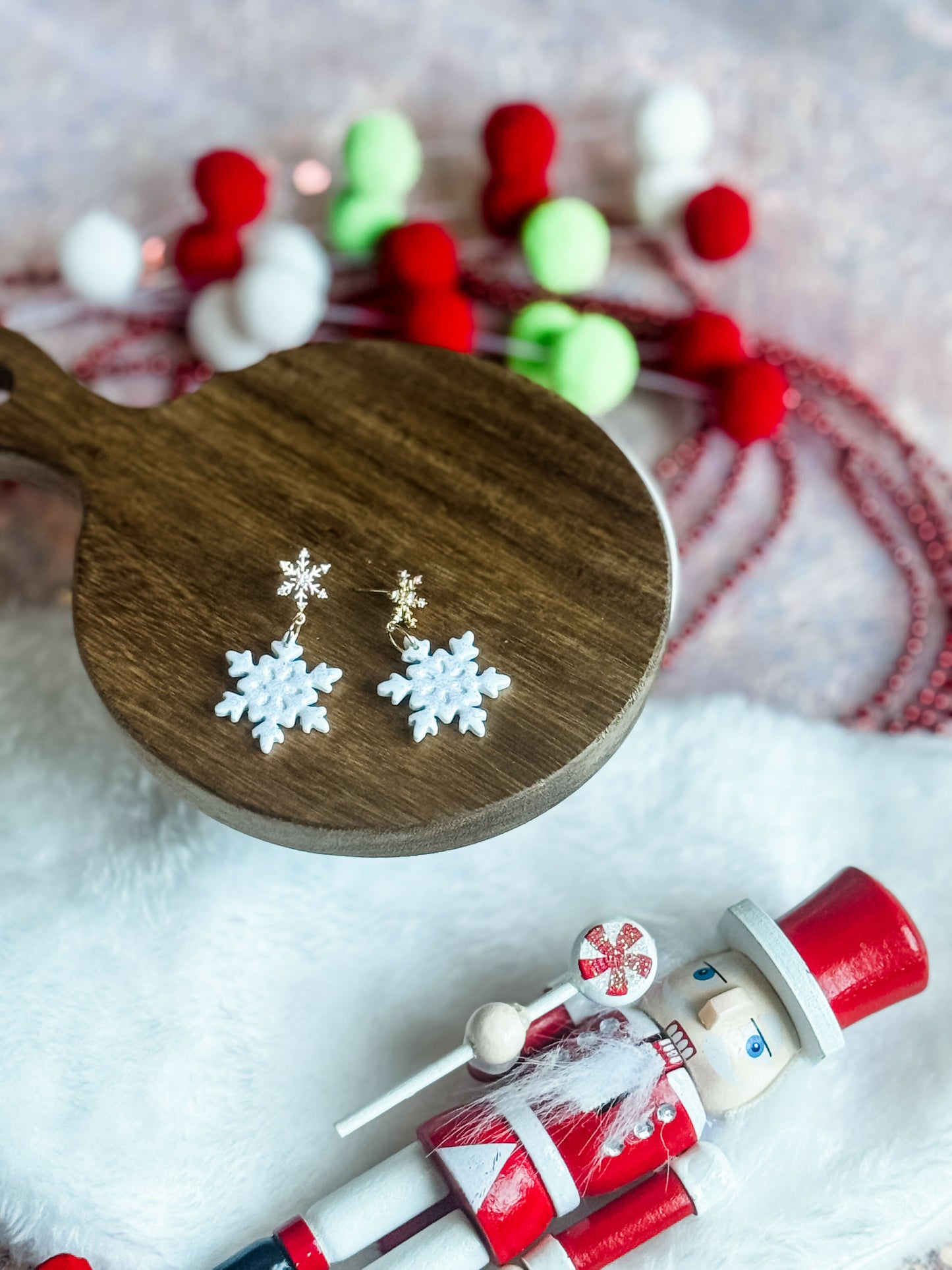 NRJ096 Snowflake Earrings
