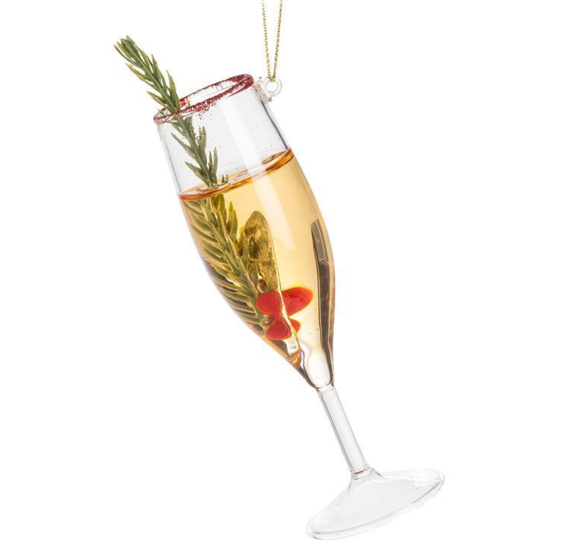 Holiday Champagne Ornament by Abbott