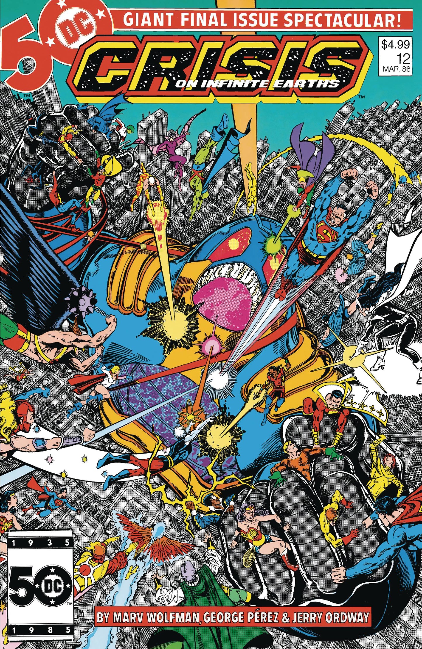 CRISIS ON INFINITE EARTHS #12 FACSIMILE EDITION FOIL