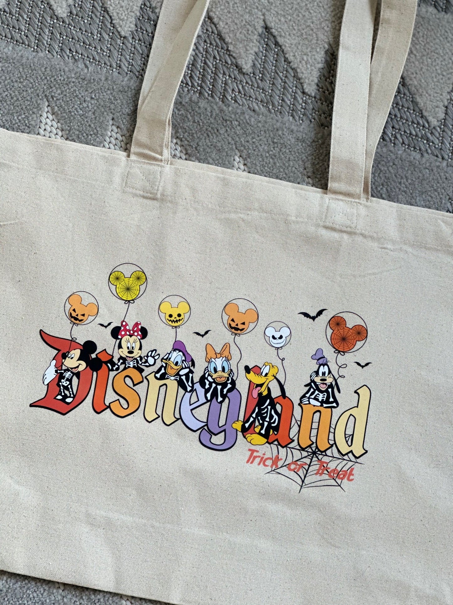 Disneyland fall drink tote bag