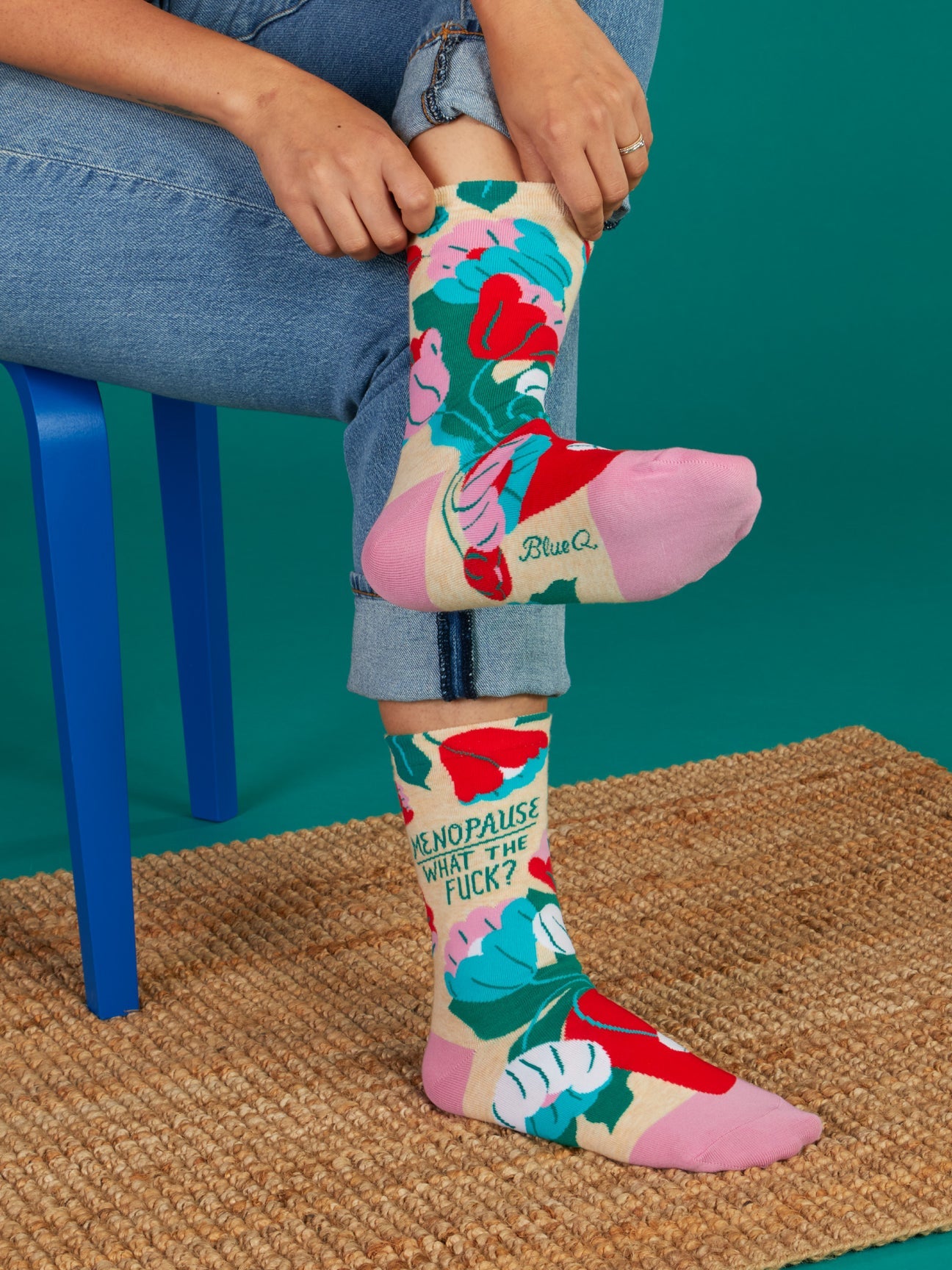 Menopause. What The Fuck? W-Crew Socks