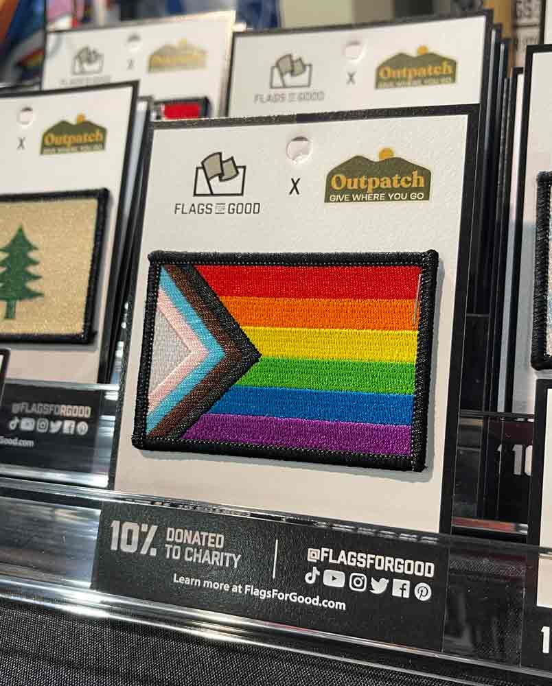 Flags For Good - Progress Pride Flag Patch
