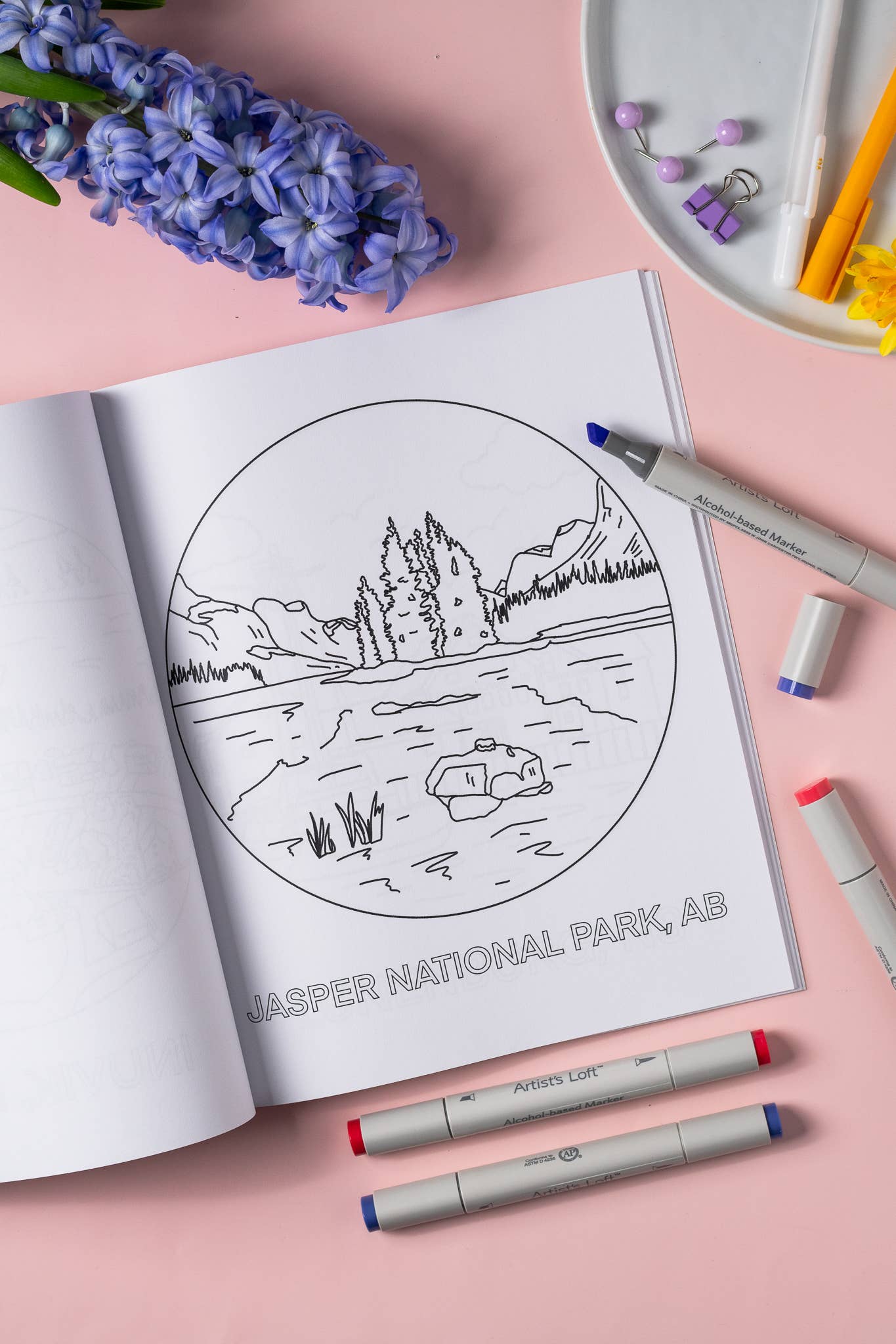 Oh Canada Colouring Book