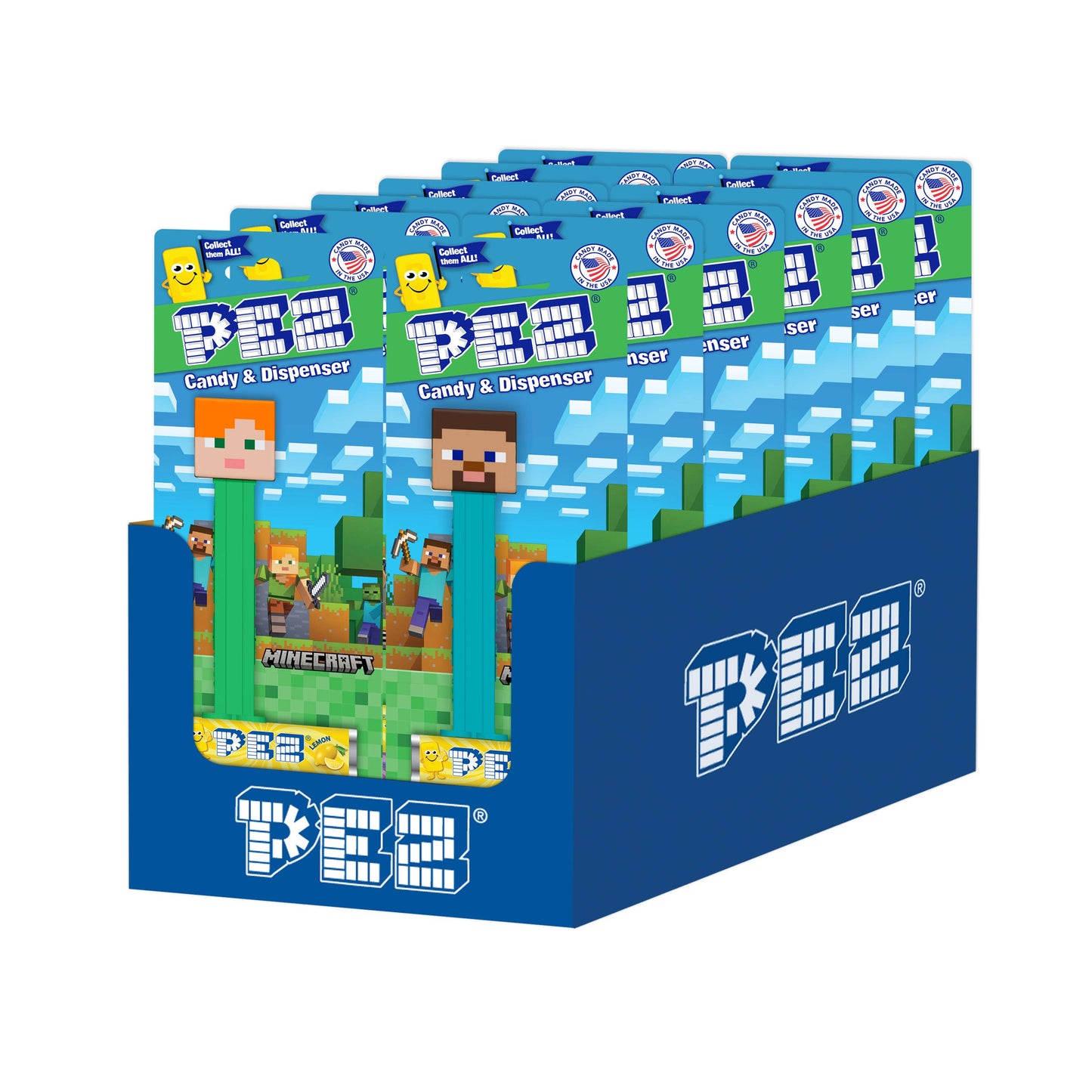 Pez Blister Card - Minecraft