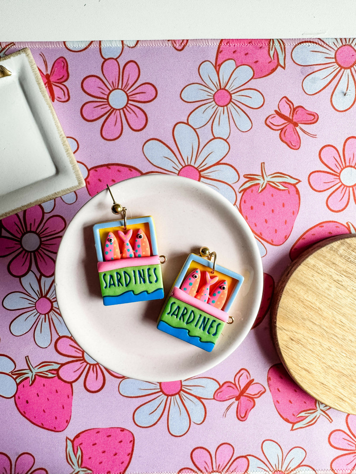 NRJ 036 Sardine Earrings by Nelly Rose Jewelry