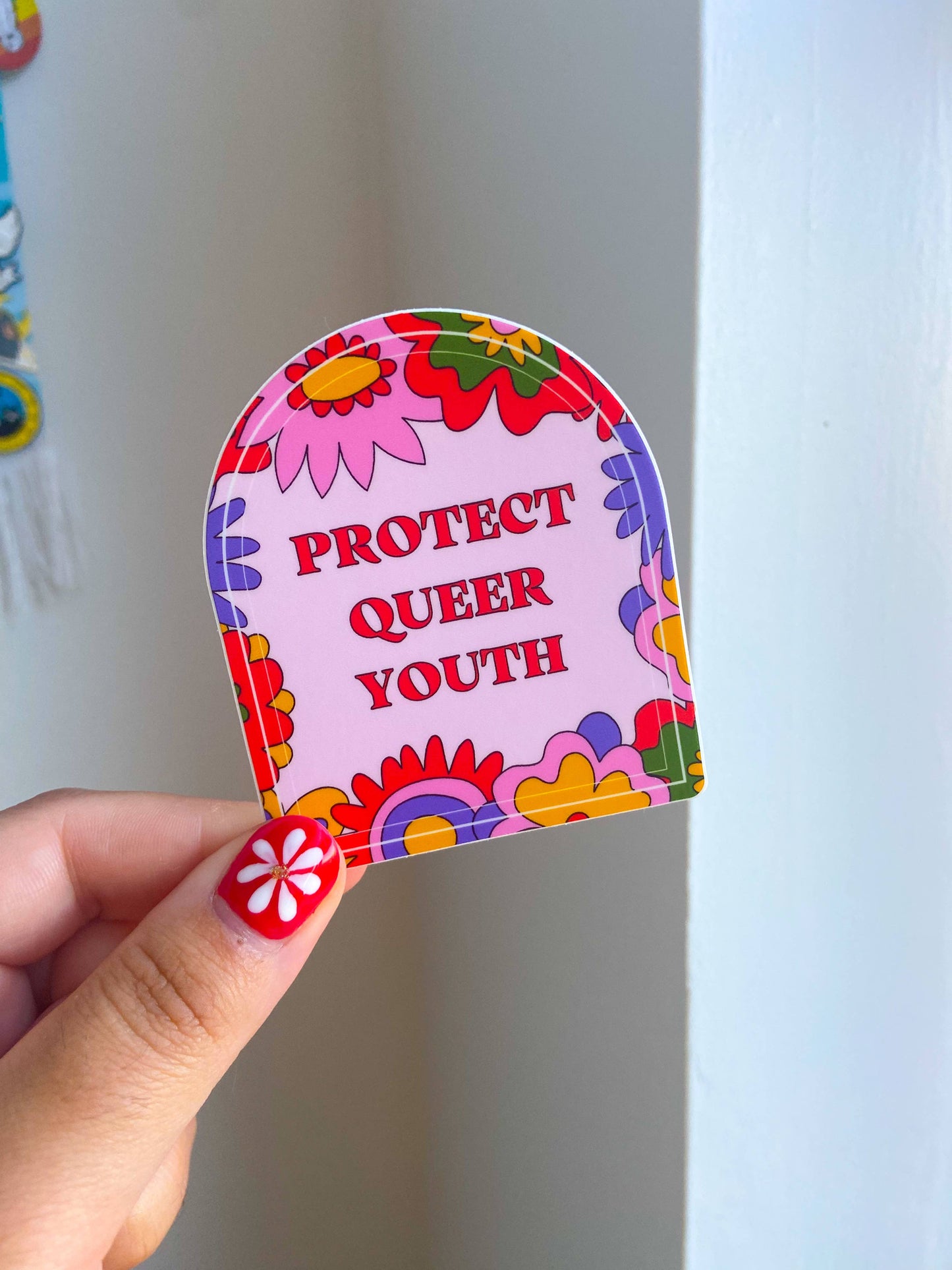 Vinyl Sticker (Protect Queer Youth)