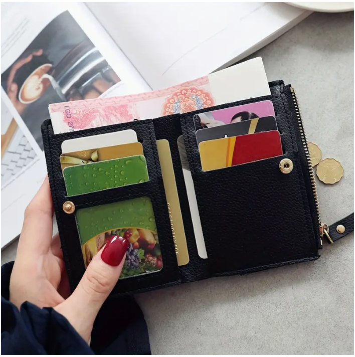 Embroidered cherry wallets