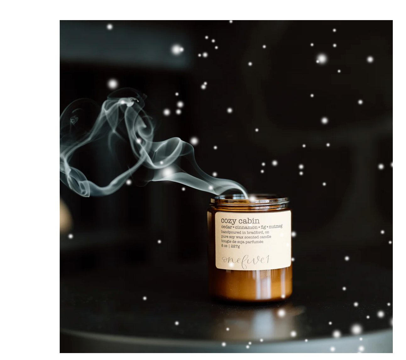 Cozy cabin soy candle