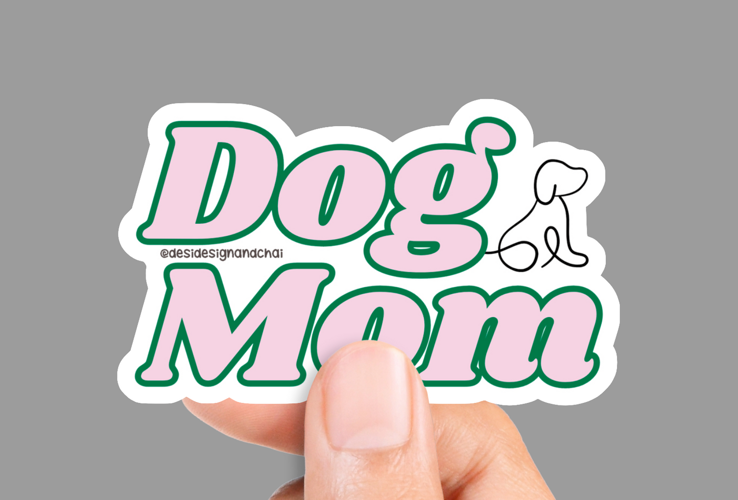 Dog mom - Matte Vinyl Sticker