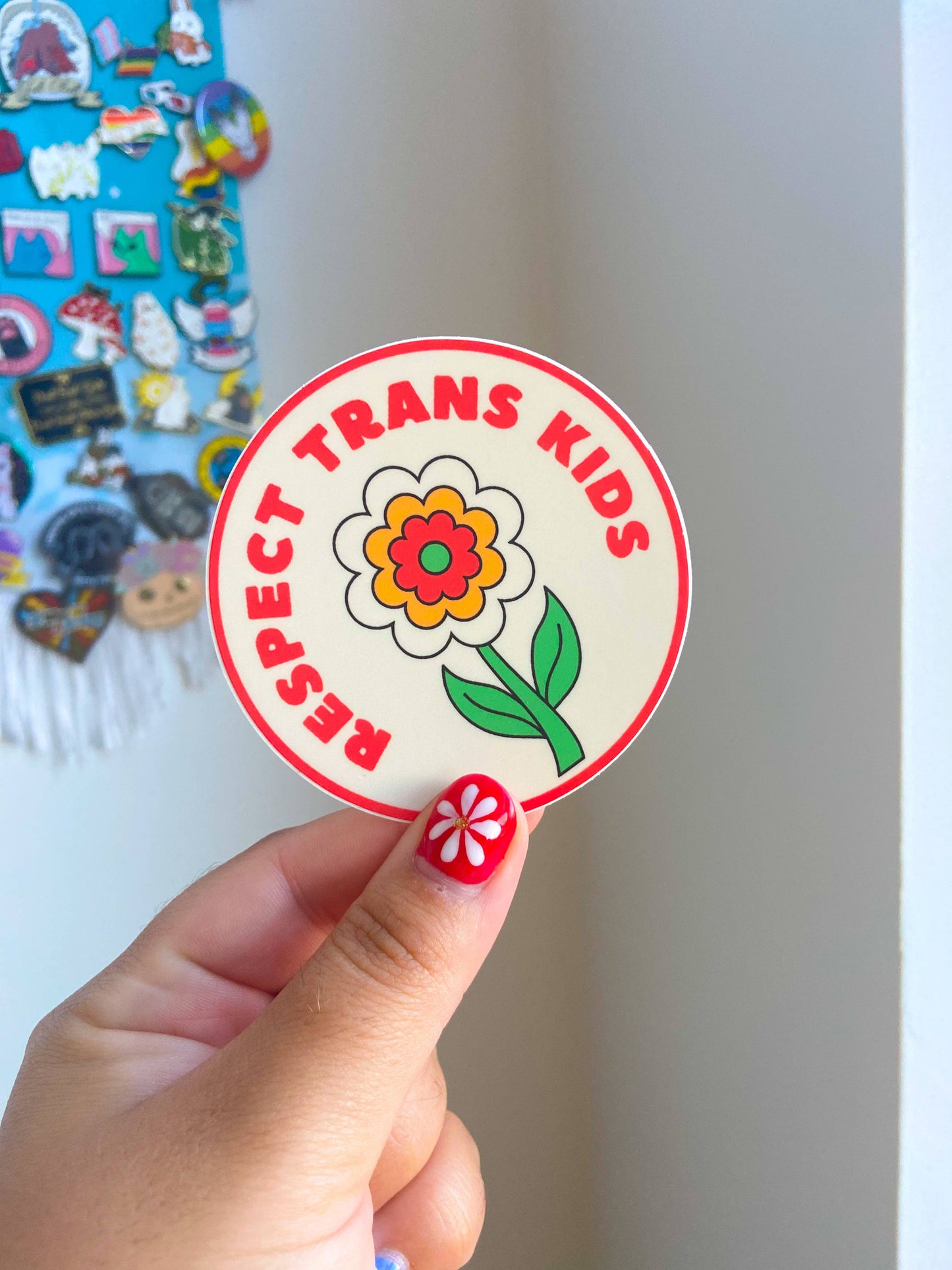 Vinyl Sticker (Respect Trans Kids)