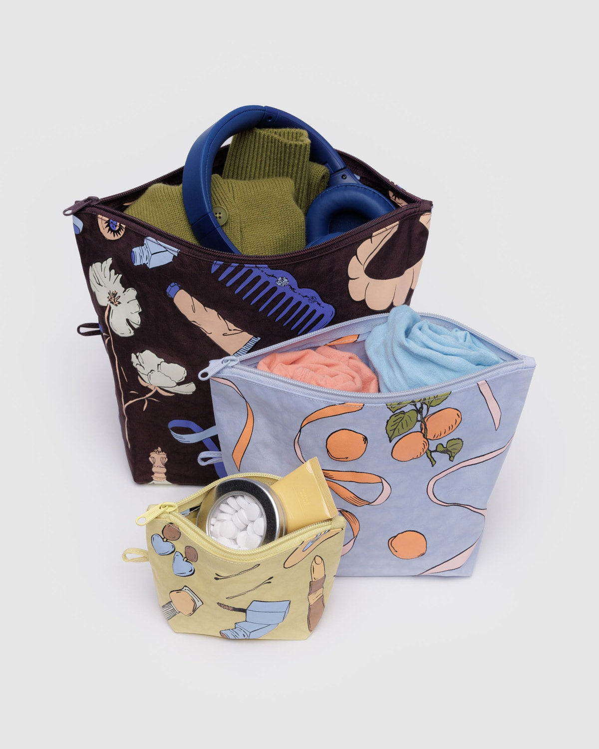 Baggu - Go pouch set - Get ready with me