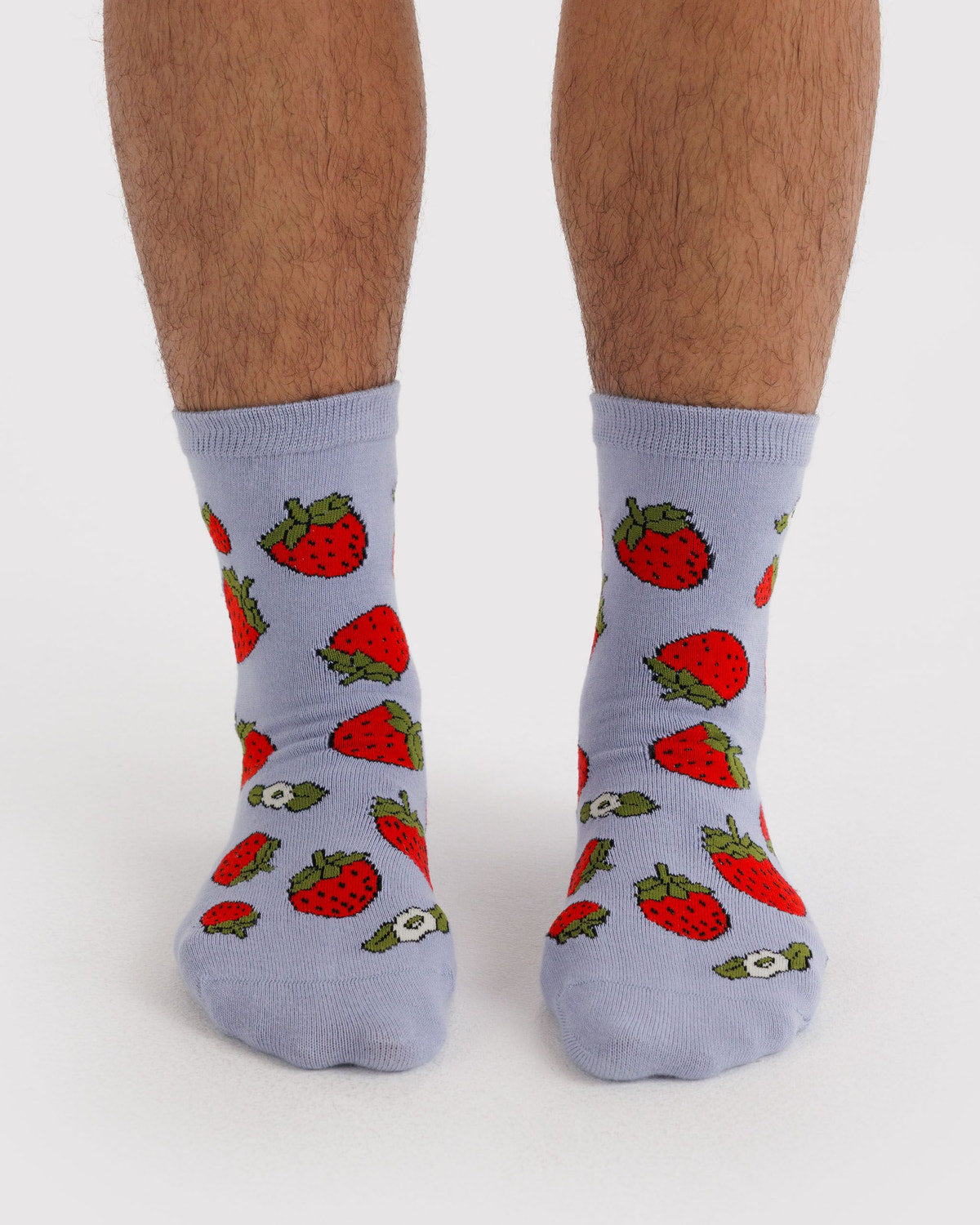 Baggu - Crew Sock - Strawberry Blossom