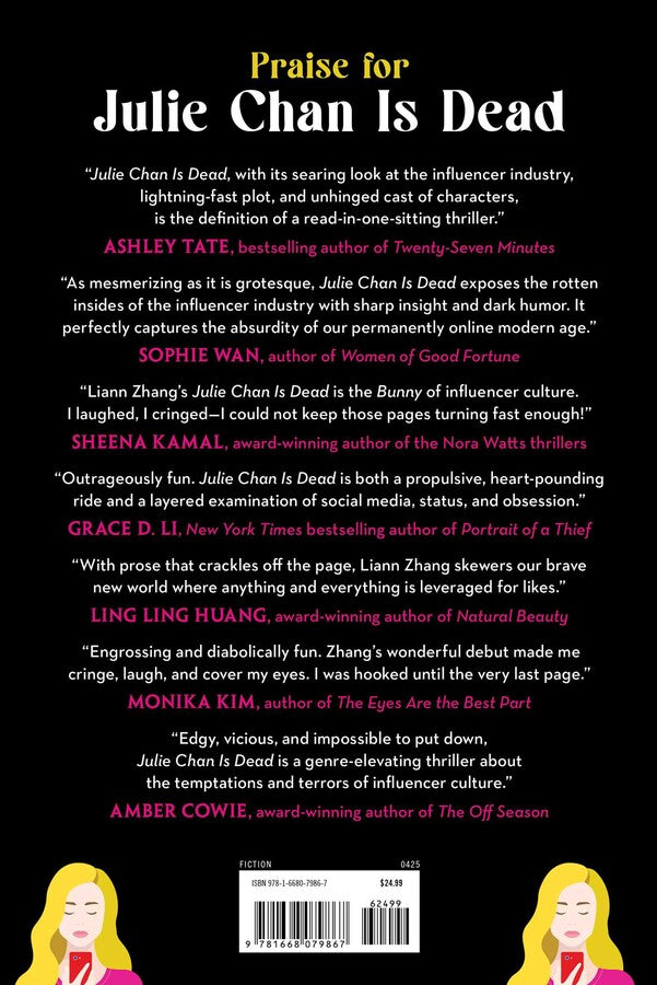 Julie Chan Is Dead A Novel By Liann Zhang