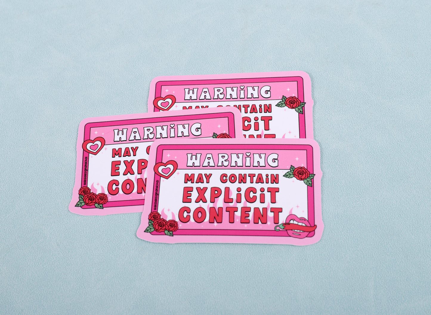 May contain explicit content- Vinyl Sticker