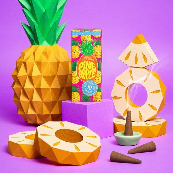 Pineapple incense cones