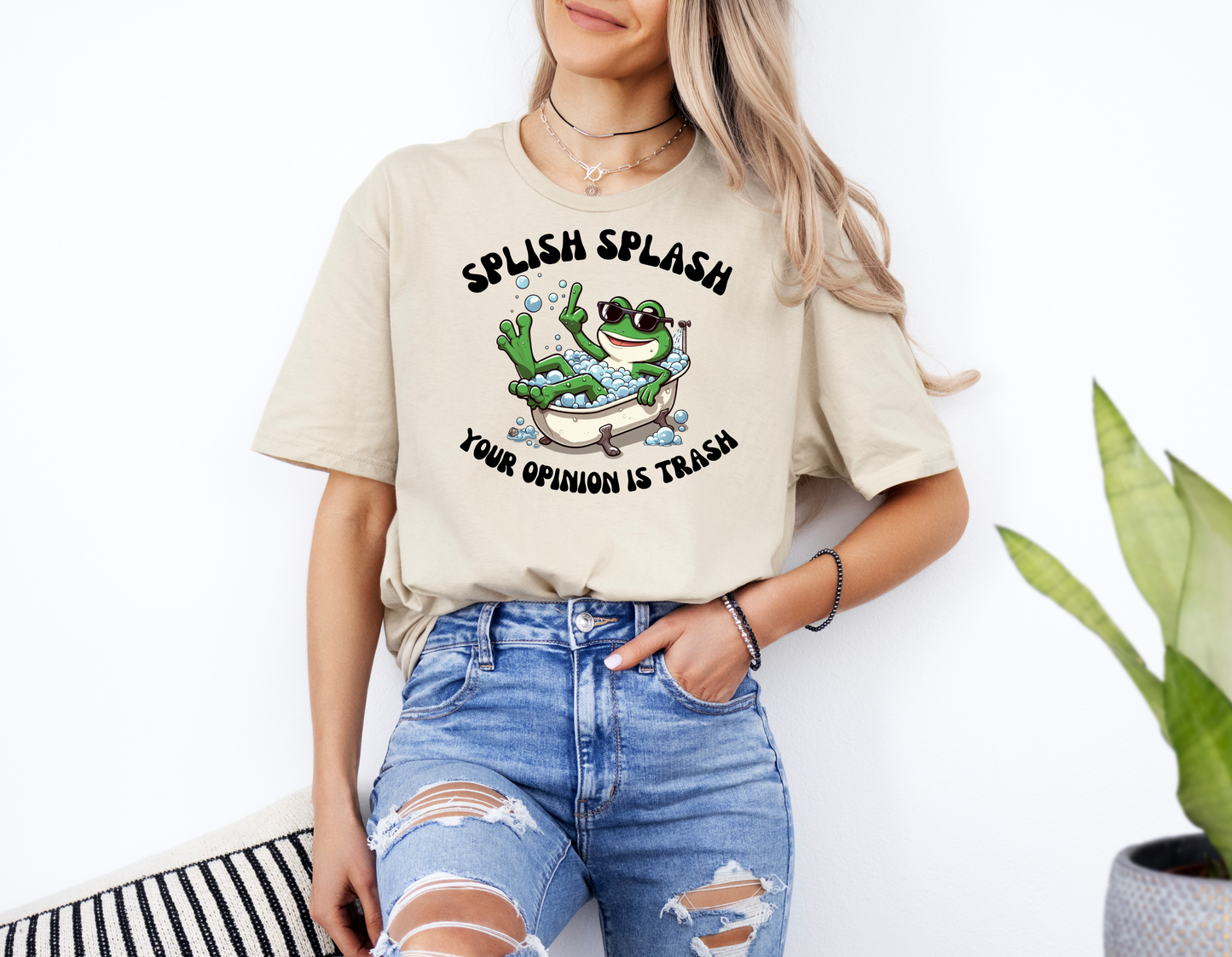 Splish, Splash, your opinion is trash tshirt