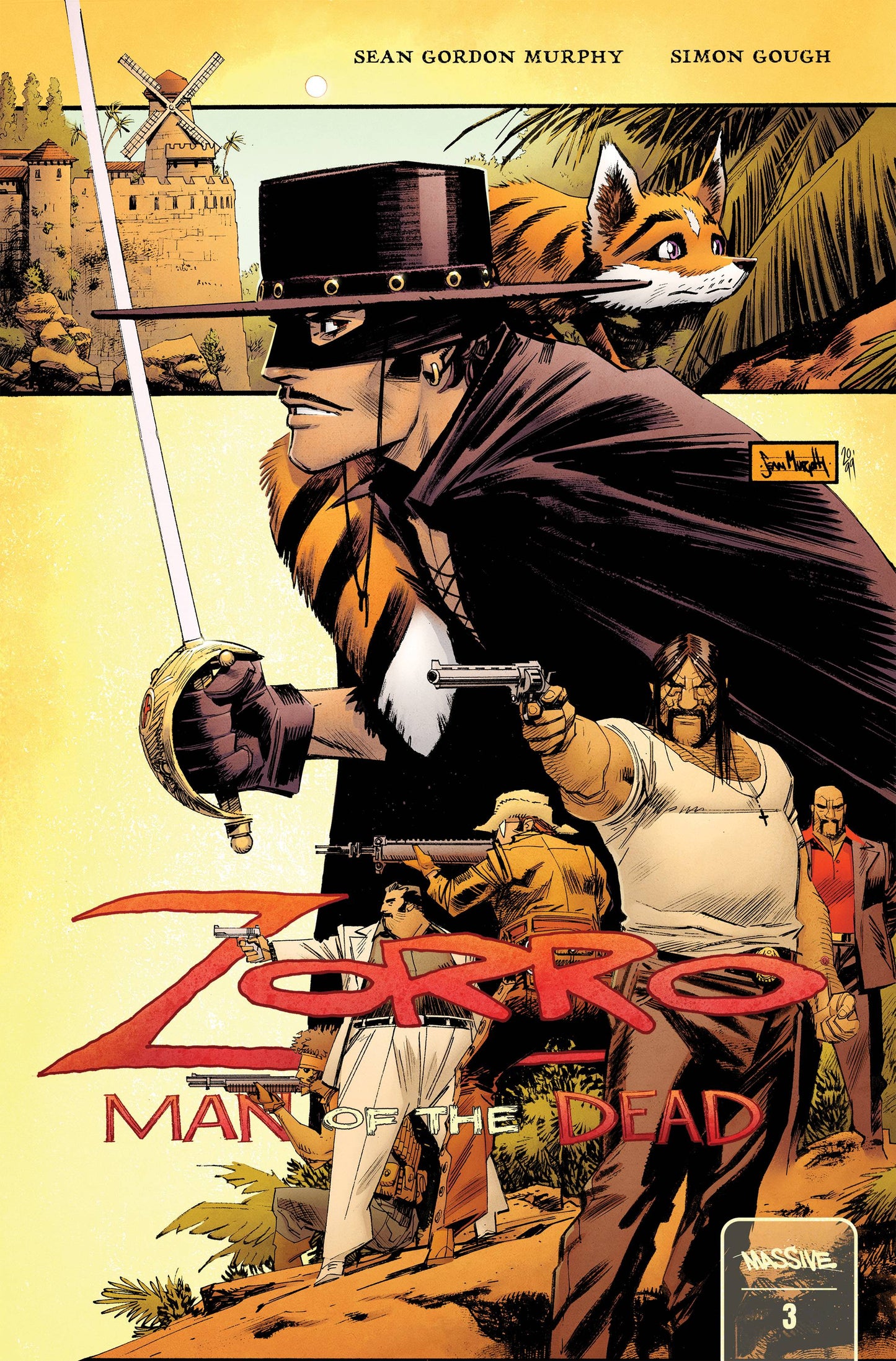 ZORRO MAN OF THE DEAD #3 (OF 4) CVR A MURPHY
