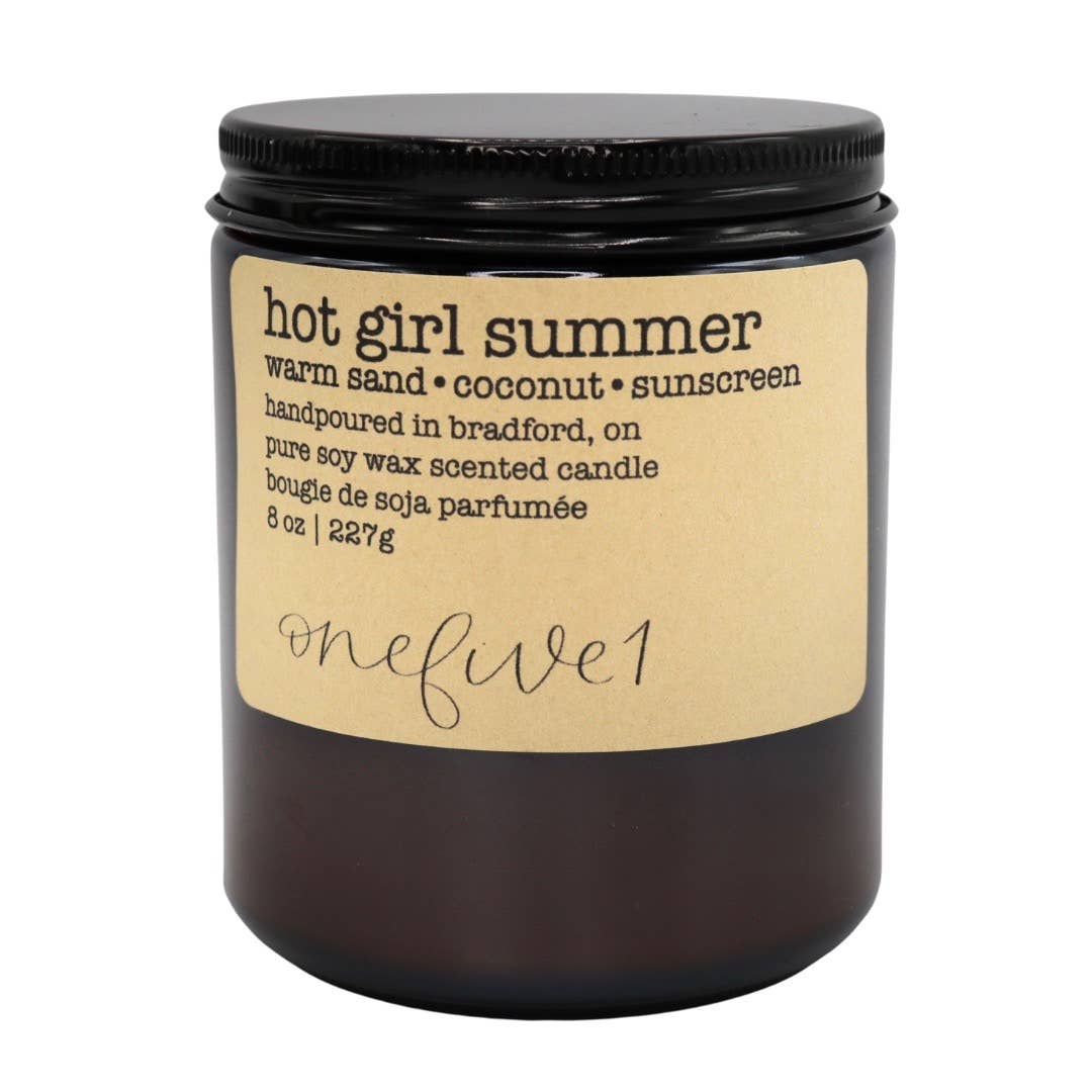 hot girl summer soy wax candle- SUMMER