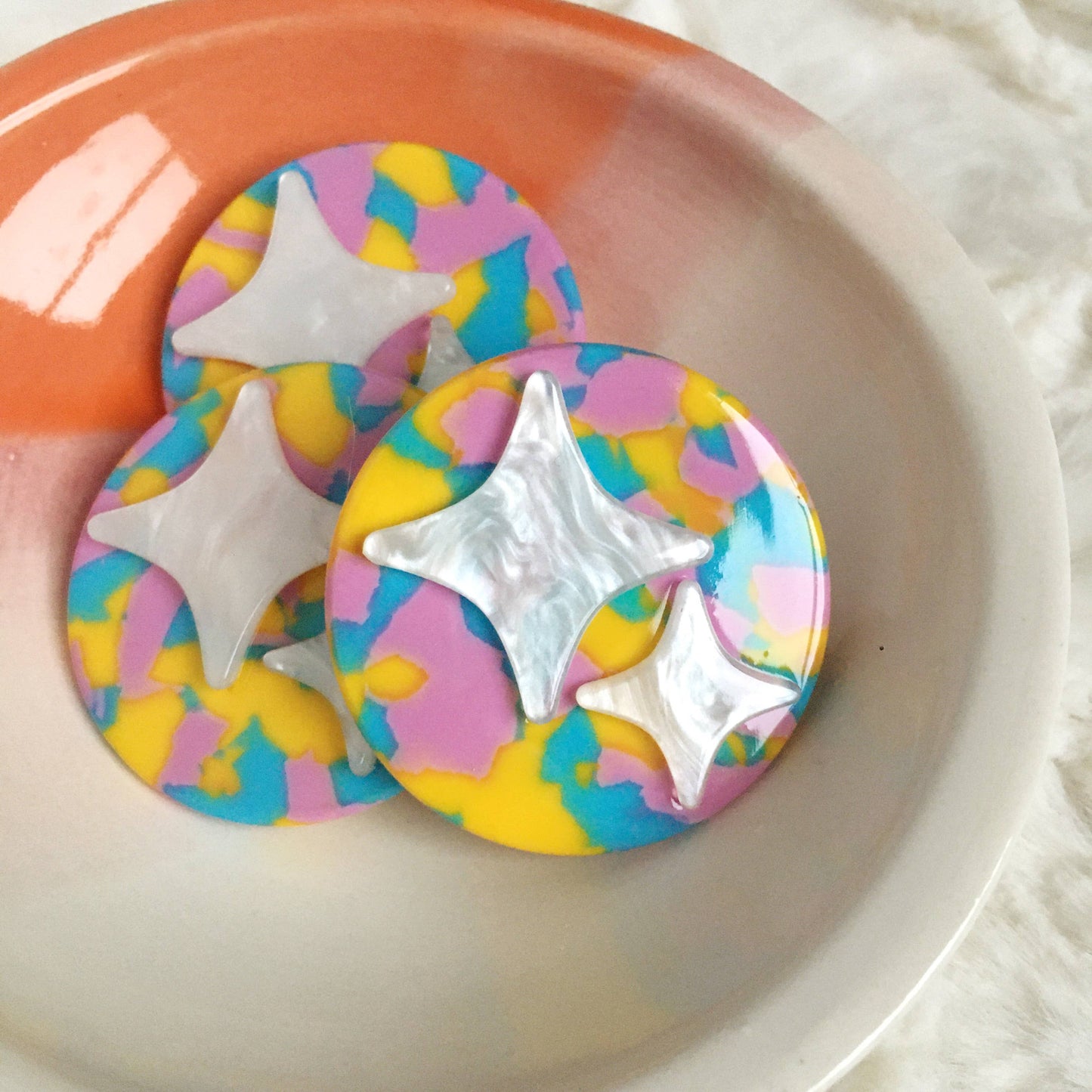 Acetate Star Hair Clip