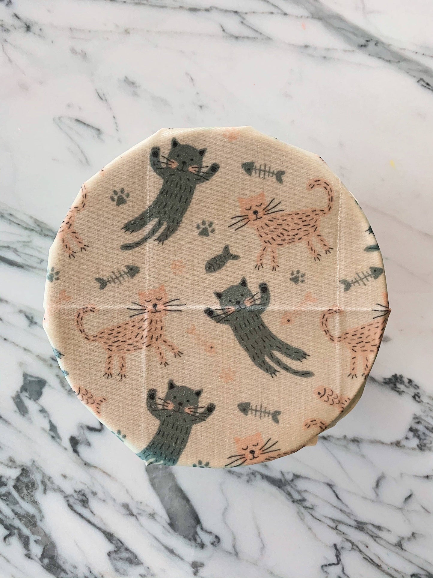 Essence of Life Organics - Vegan Food Wraps starter pack of 3, I’m a Cat Person