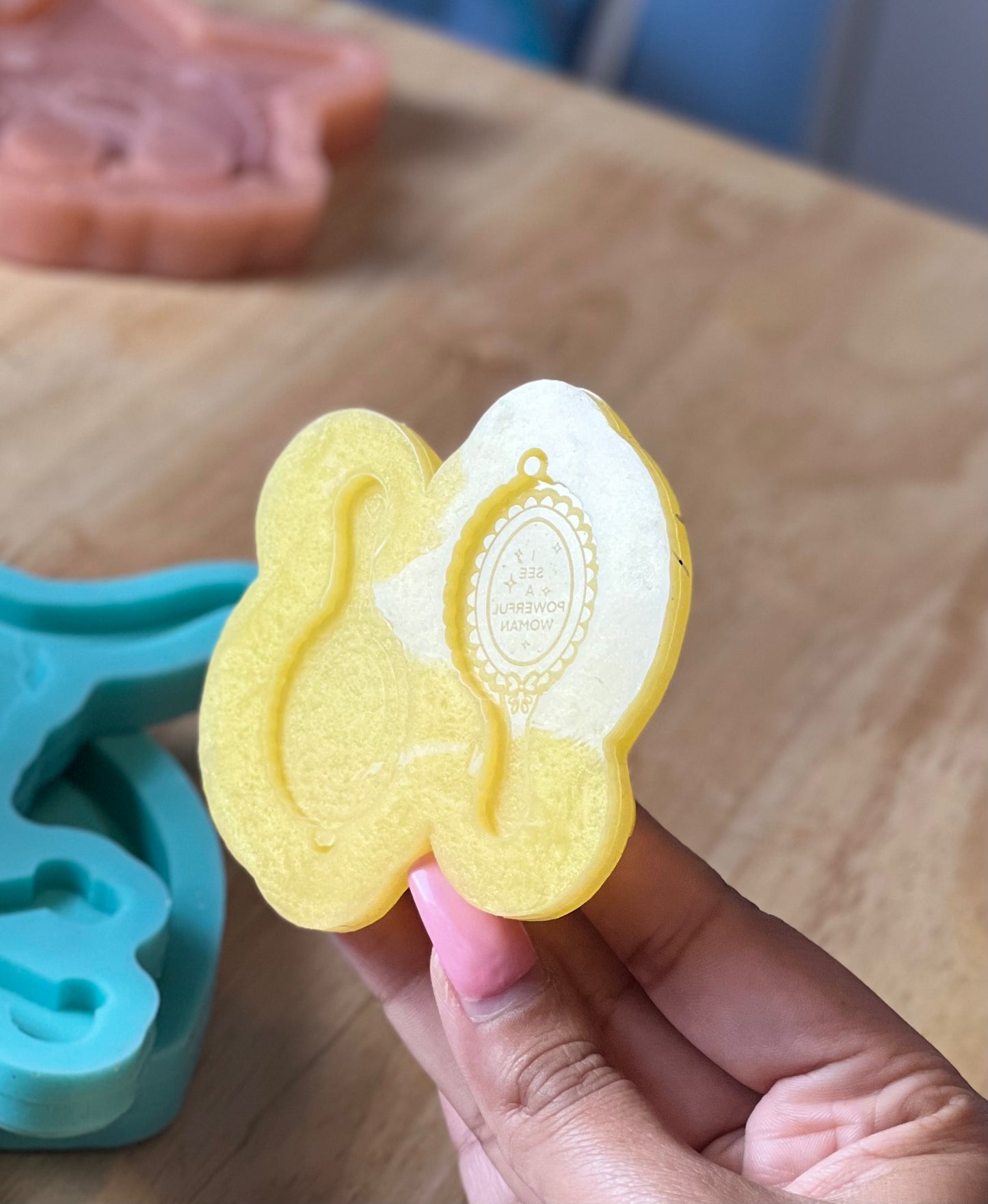 Destash mold - mirror keychain or earring mold