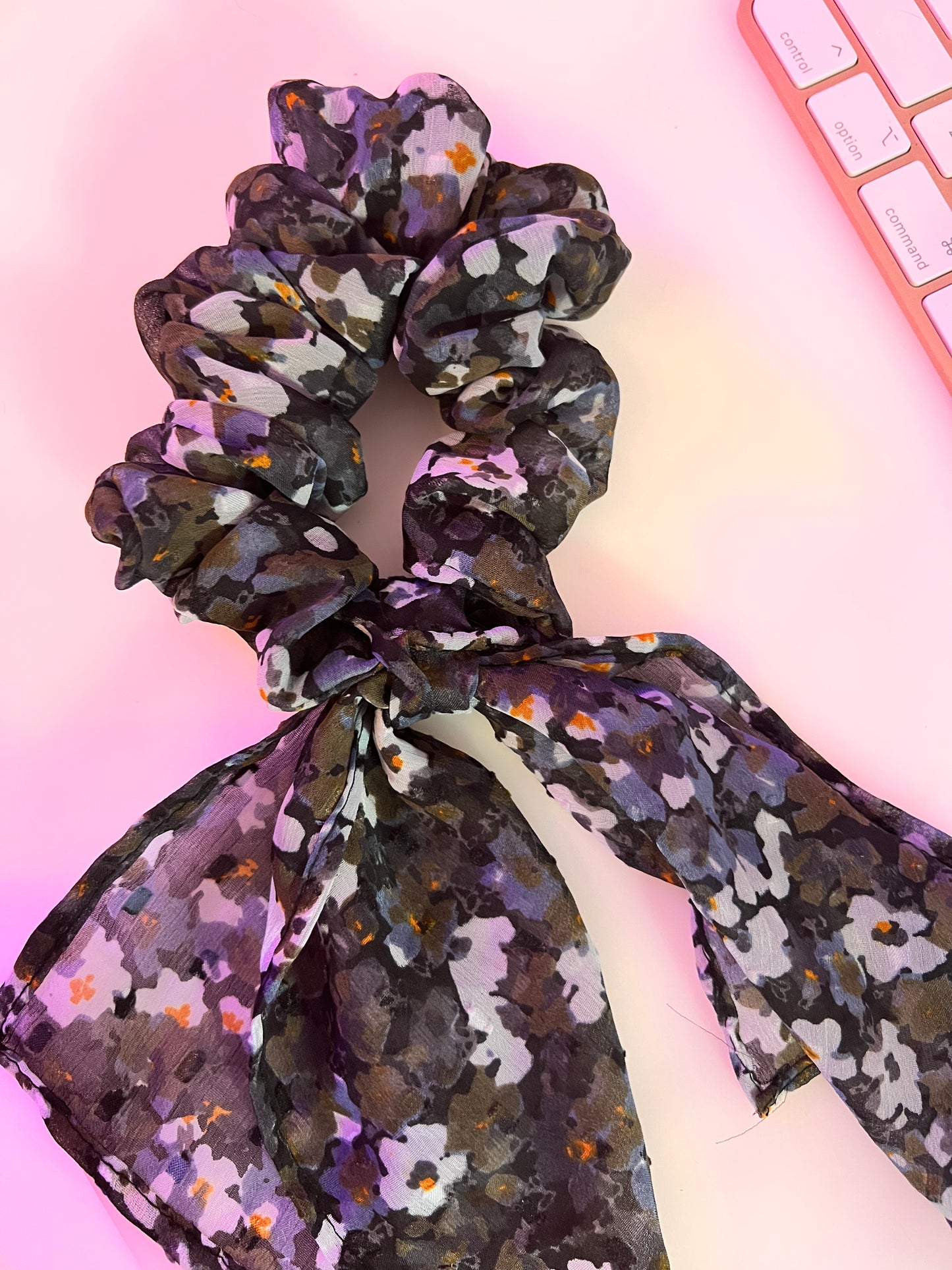 LIMN Soft Chiffon scarf scrunchies