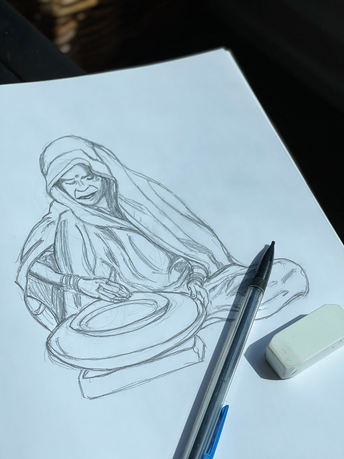 Indian vendors art prints by Navin Monteiro