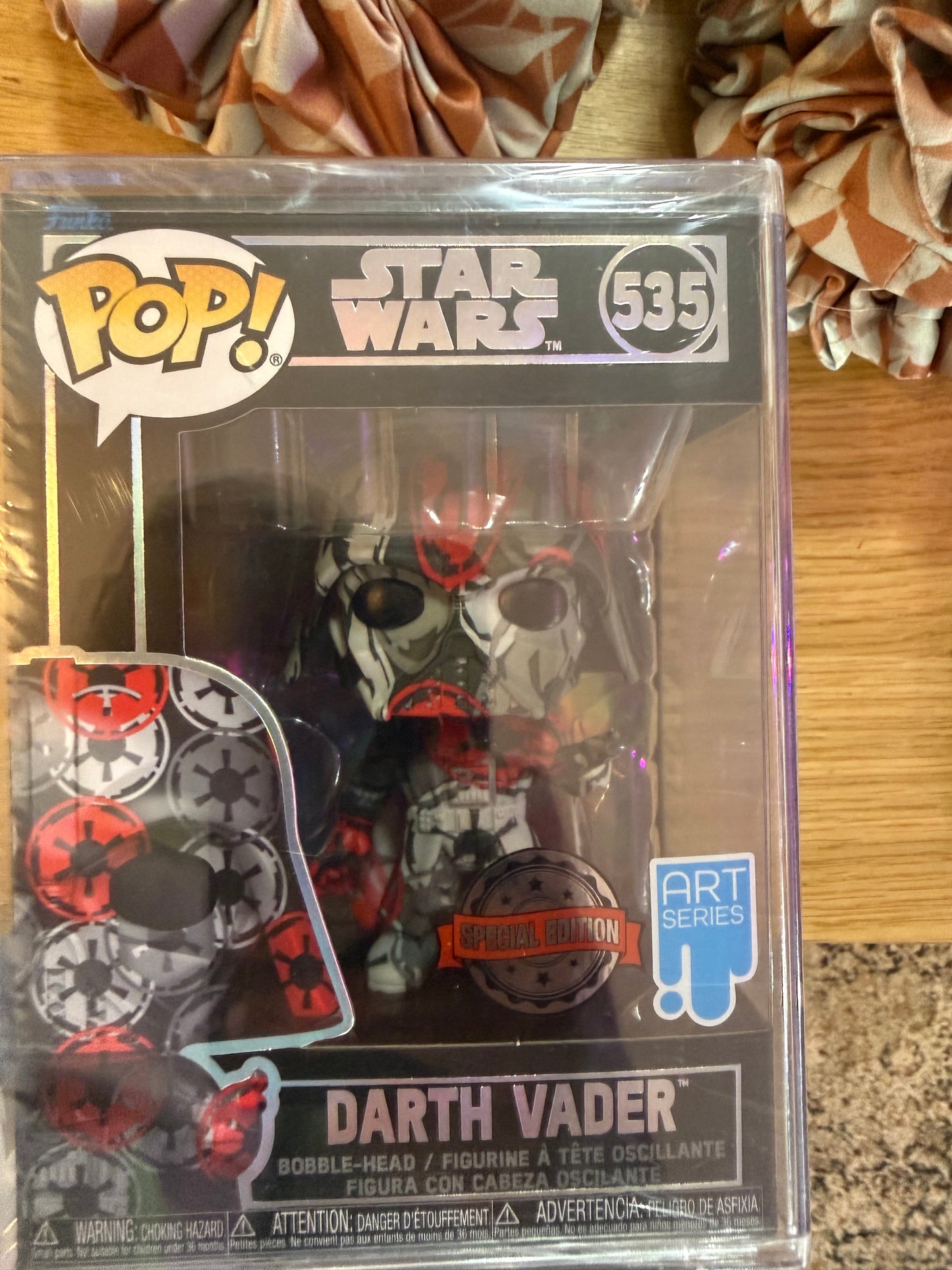 Funko Pop! #535 Star Wars - Darth Vader Art Series Target Exclusive w/ Protector