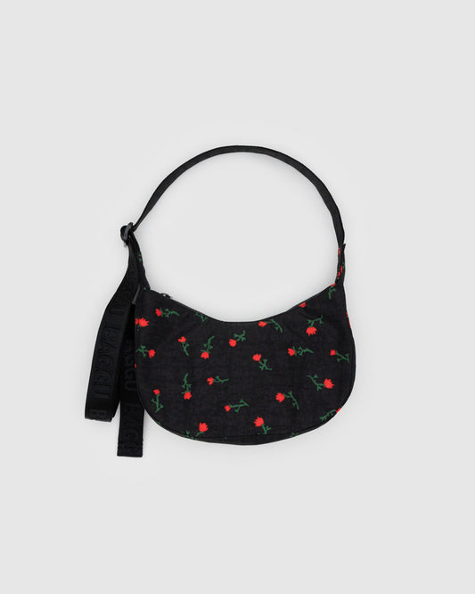 Baggu - Small Nylon Crescent Bag Painted Wildflower