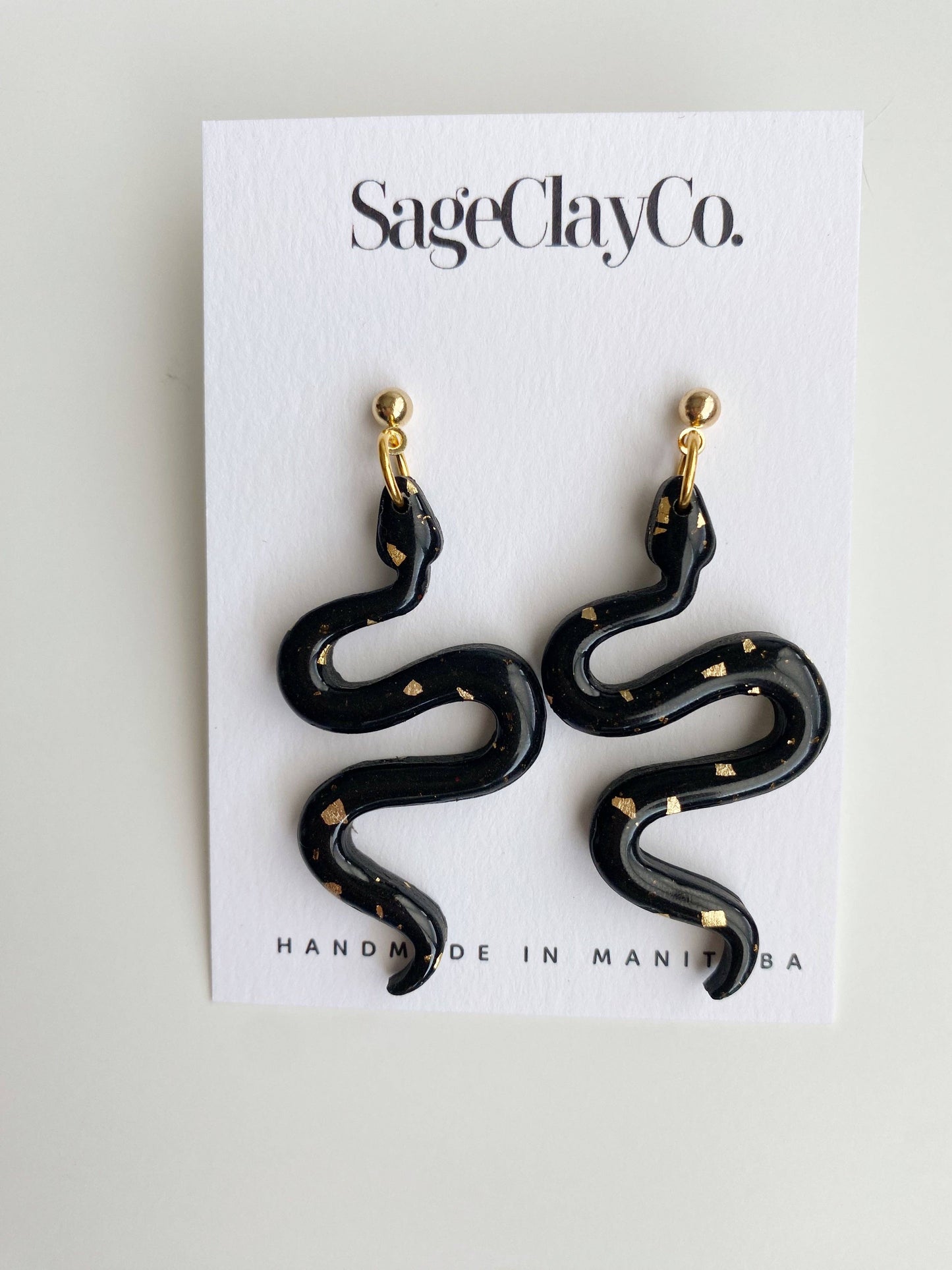 SageClayCo - Snake Dangles • Taylor Swift Polymer Clay Earrings