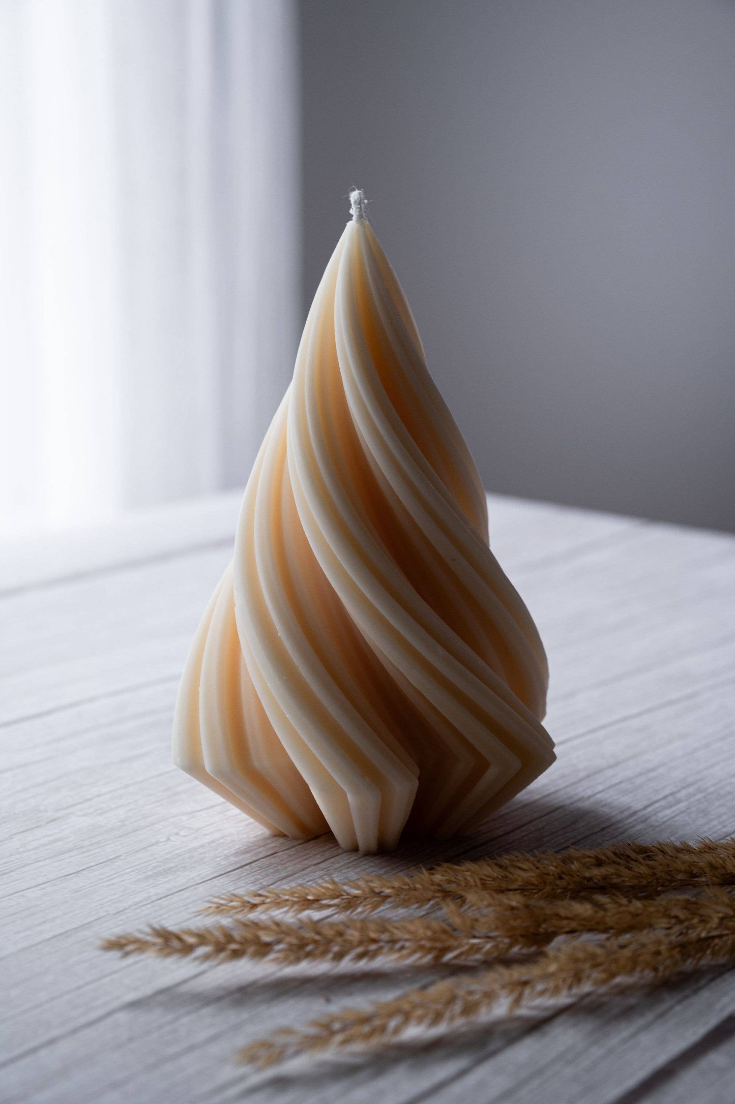 Wave Twirl Candles - Holiday spice candles