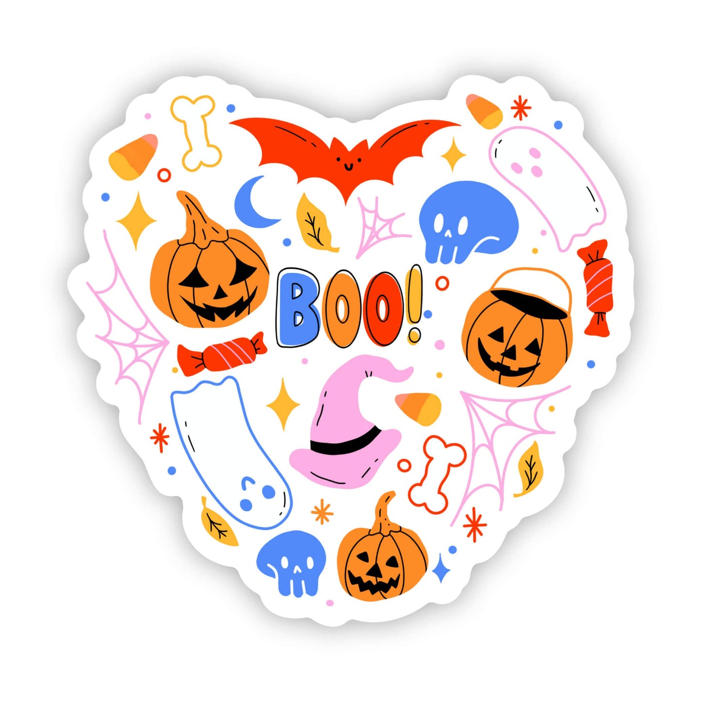 Boo Halloween Sticker