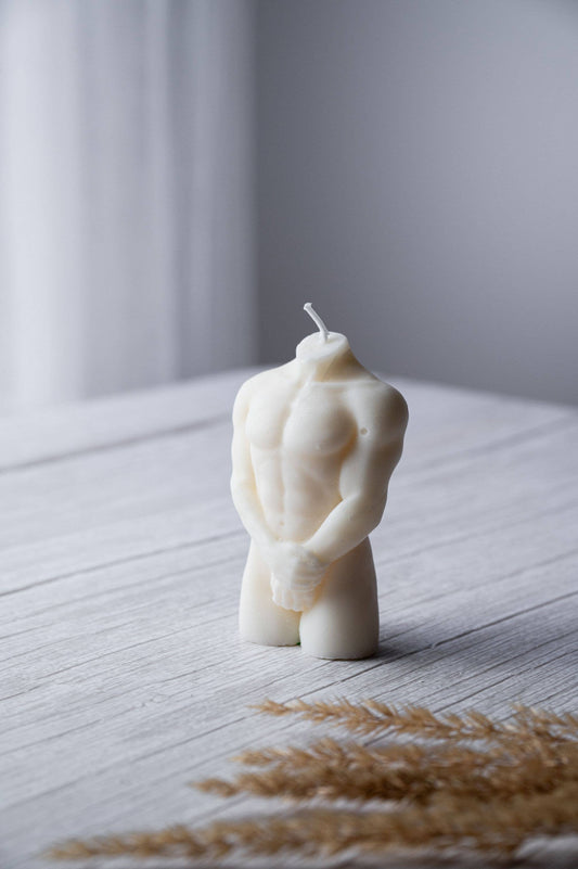 Naked Man Body Candle